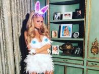 Paris Hilton słodkim króliczkiem